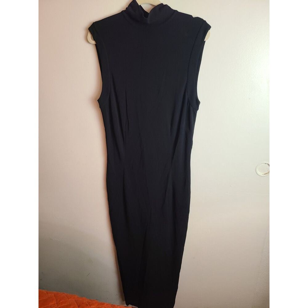 VTG DOLCE & GABBANA D&G BLACK DRESS Sleveless Highneck Size Small
